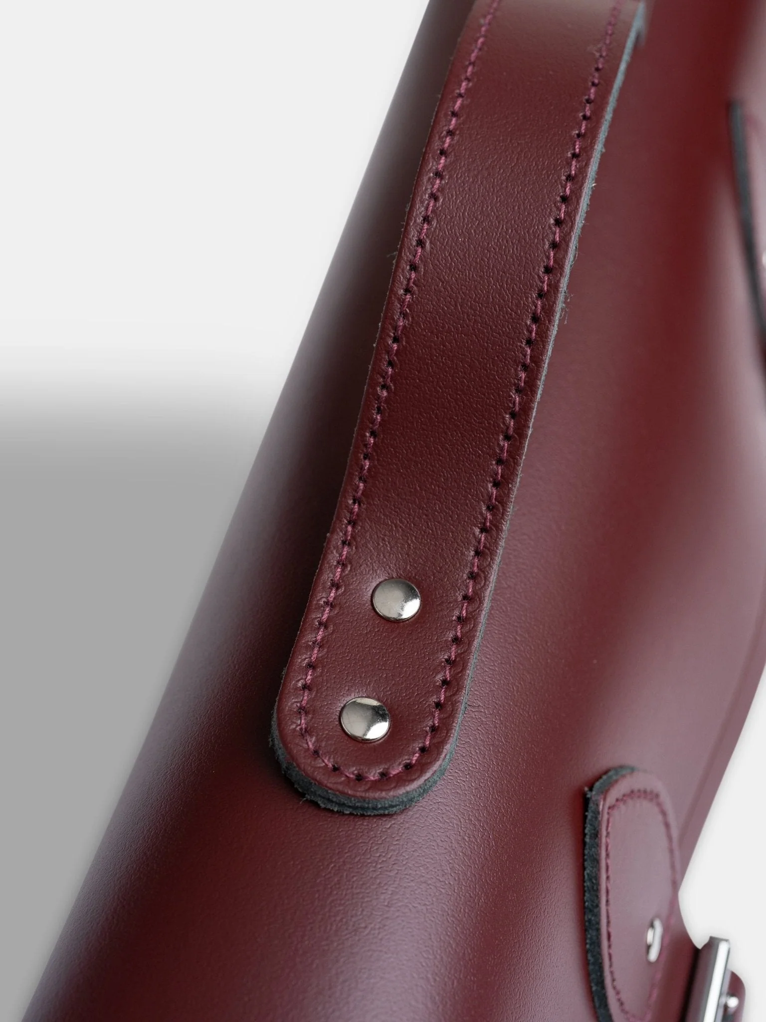 The 13 Inch Batchel - Oxblood - Image 9