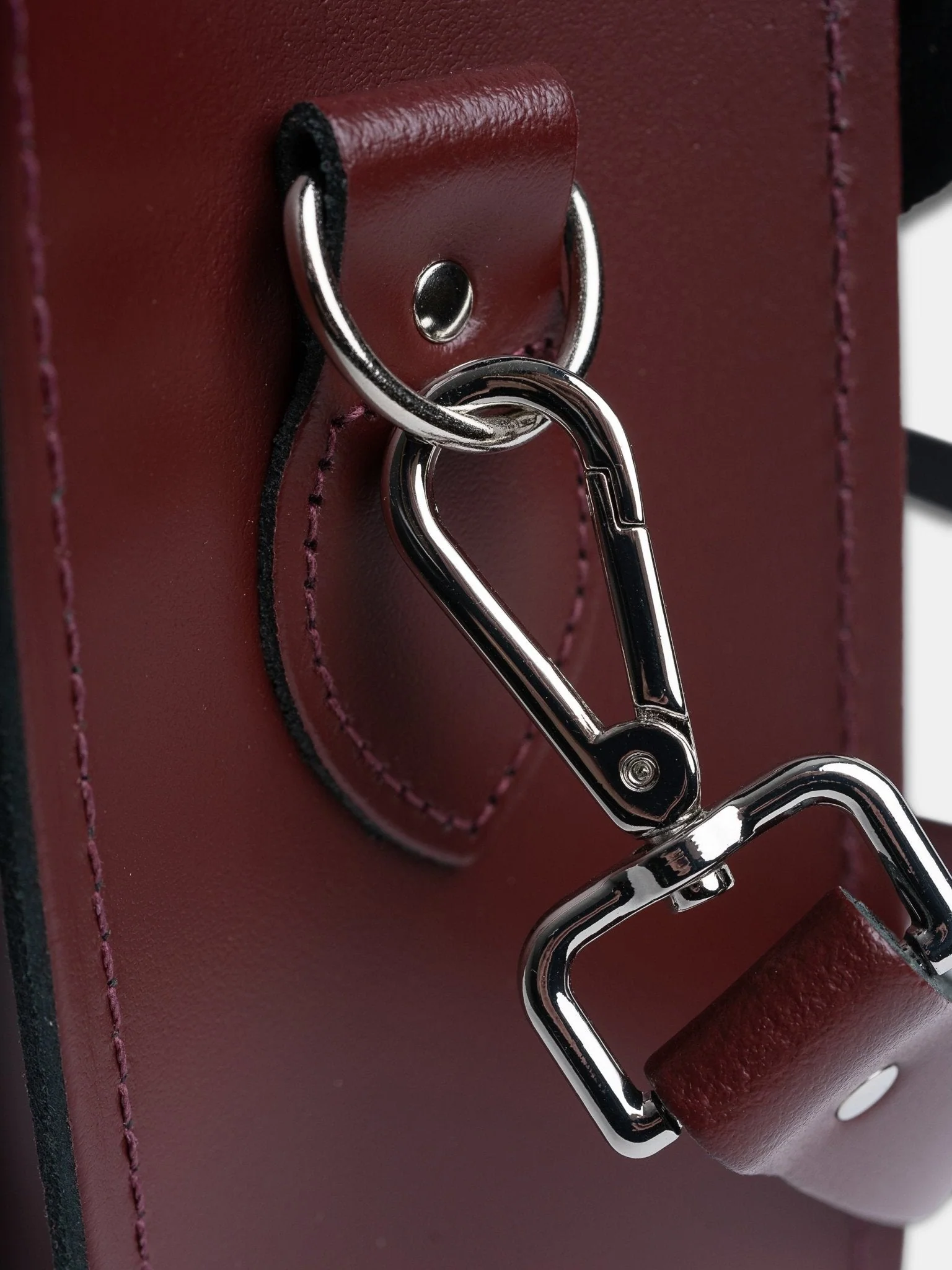The 15 Inch Batchel -  Oxblood - Image 5