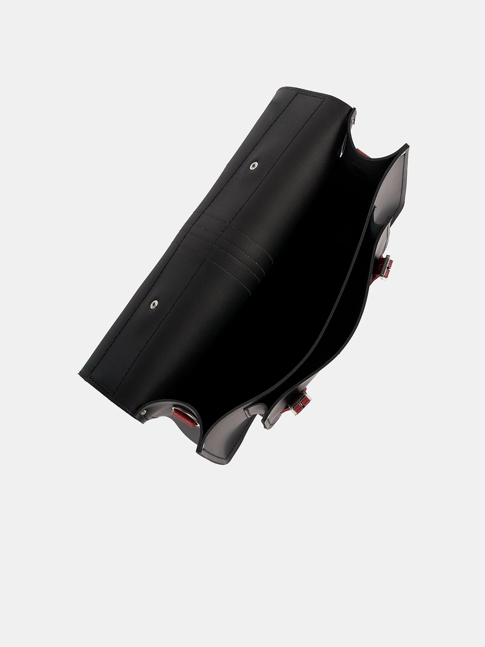 The 15 Inch Batchel - Black with Harvard Stripe - Image 8