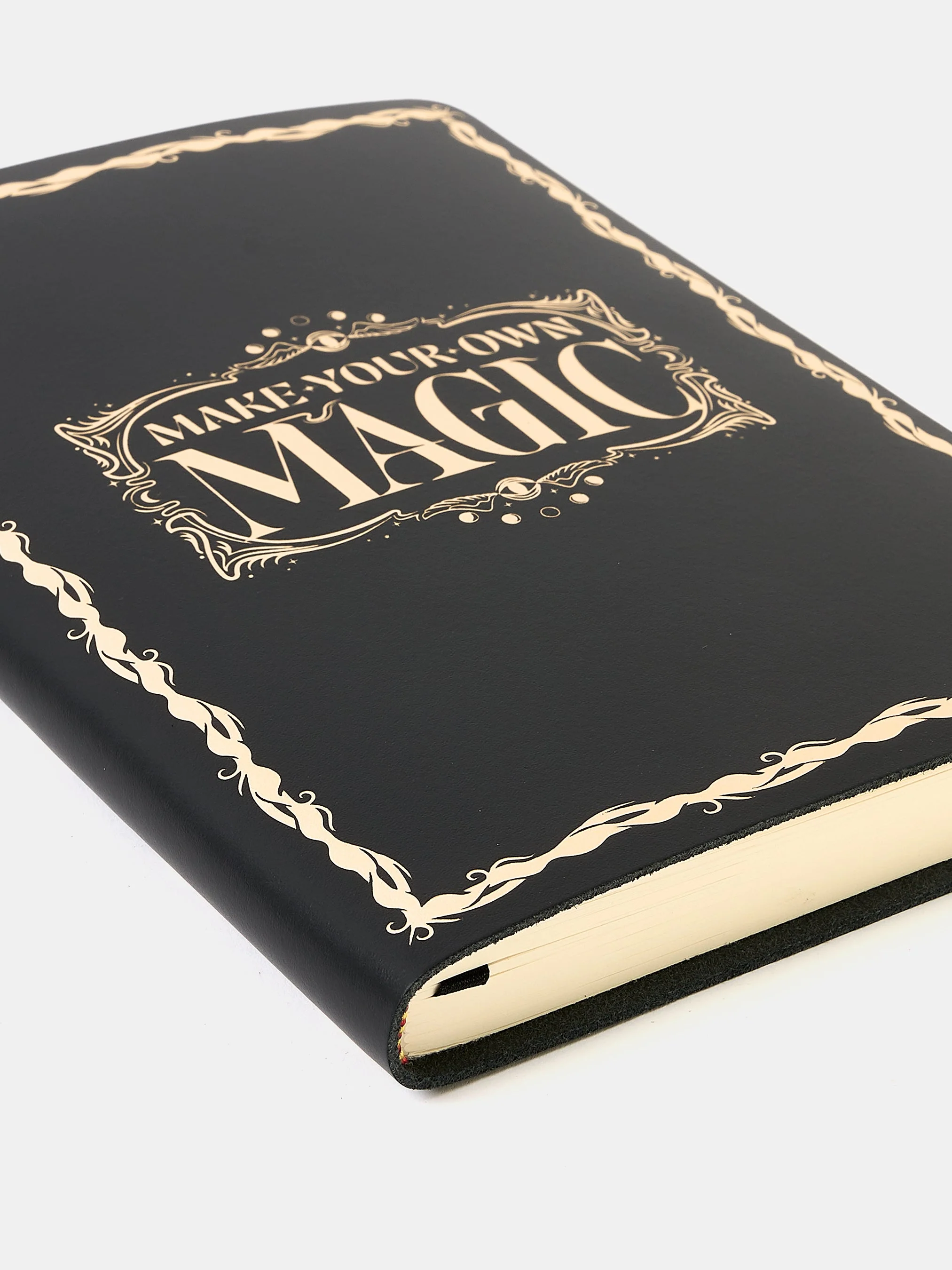 The A5 Notebook - Black with Gold Foiling - Image 4