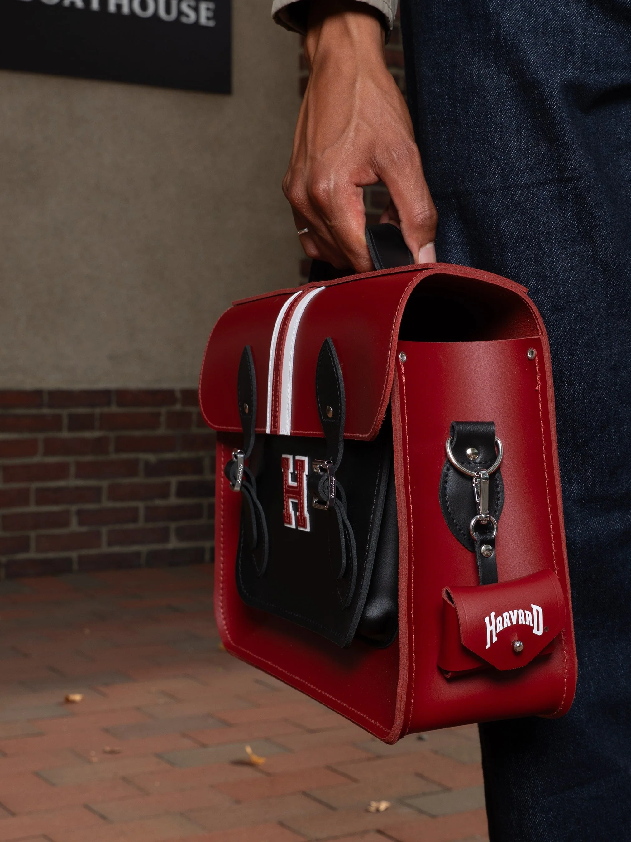 The AirPods Pro Case - Red with Harvard Logo - Image 2