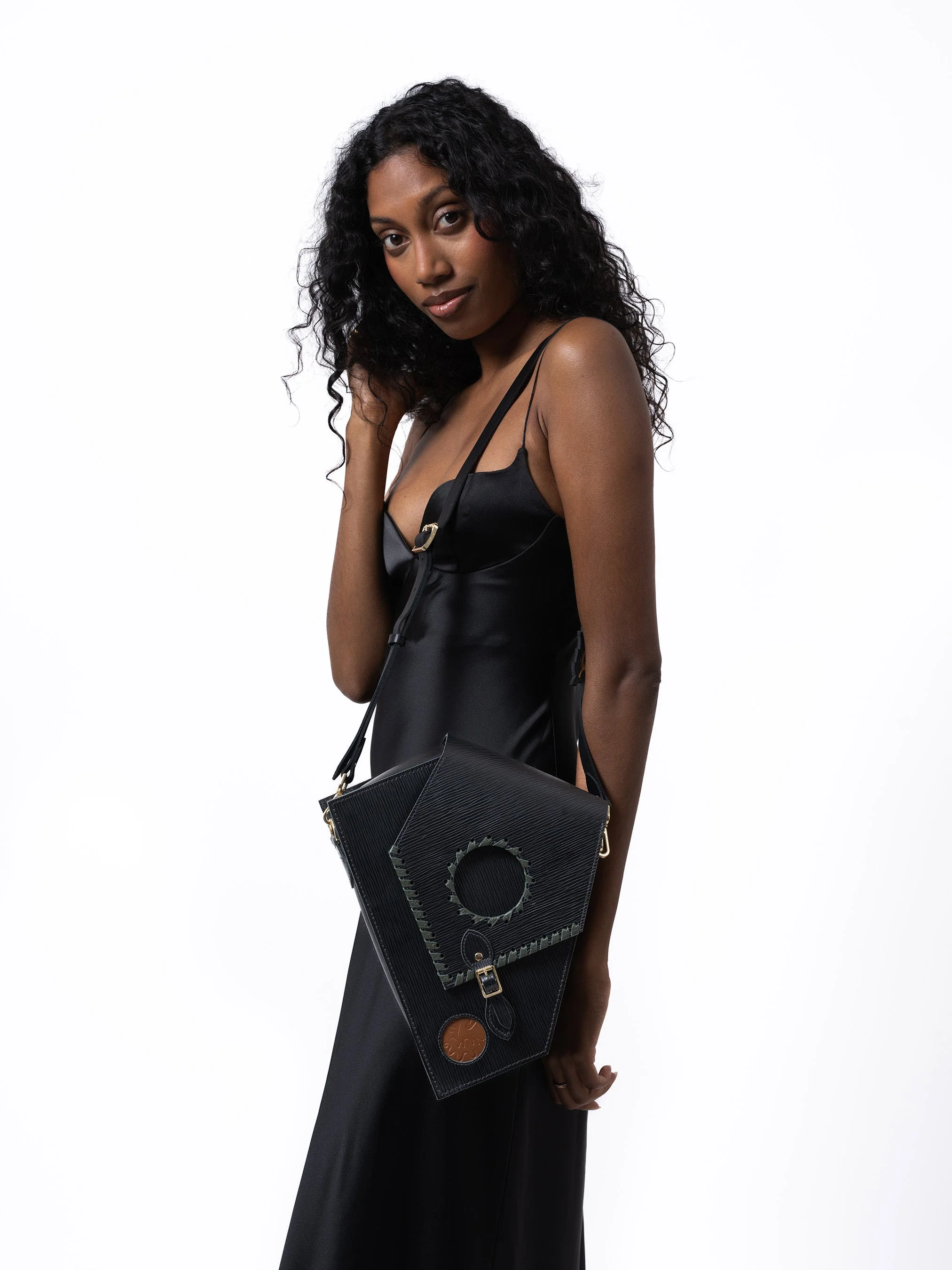 The Elphaba Grimmerie Bag - Black 1914 Grain - Image 6