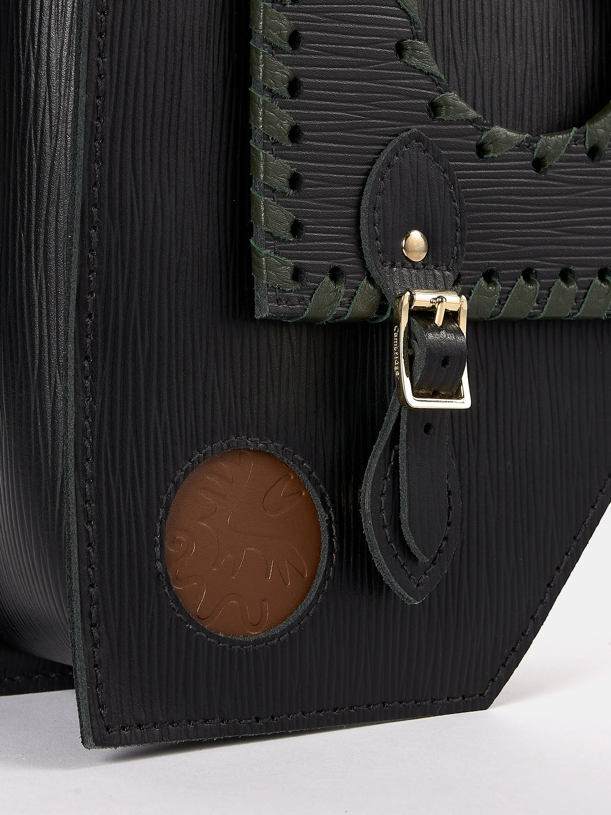 The Elphaba Grimmerie Bag - Black 1914 Grain - Image 8
