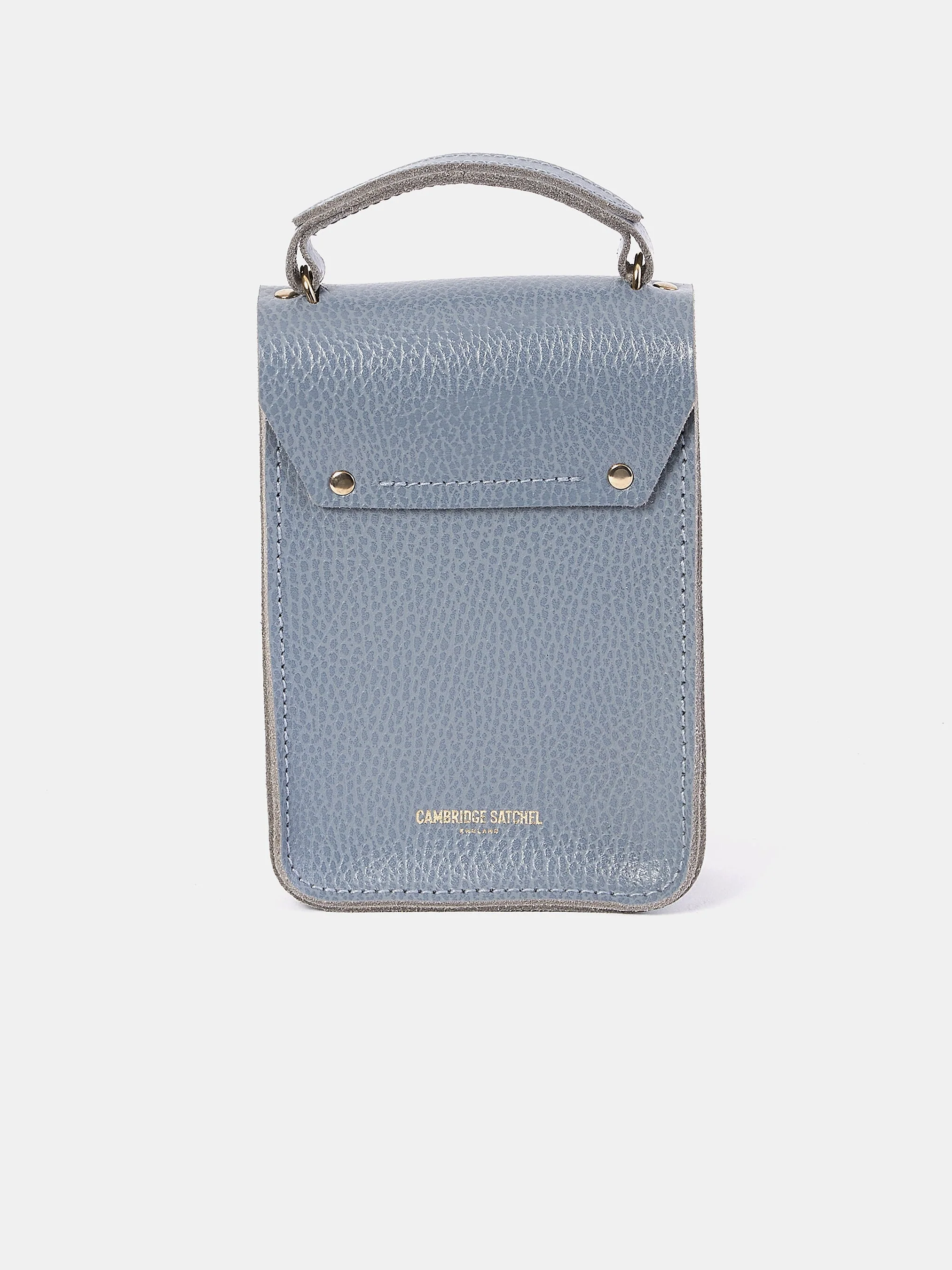 The Mini Binocular Bag - French Grey Celtic Grain - Image 4