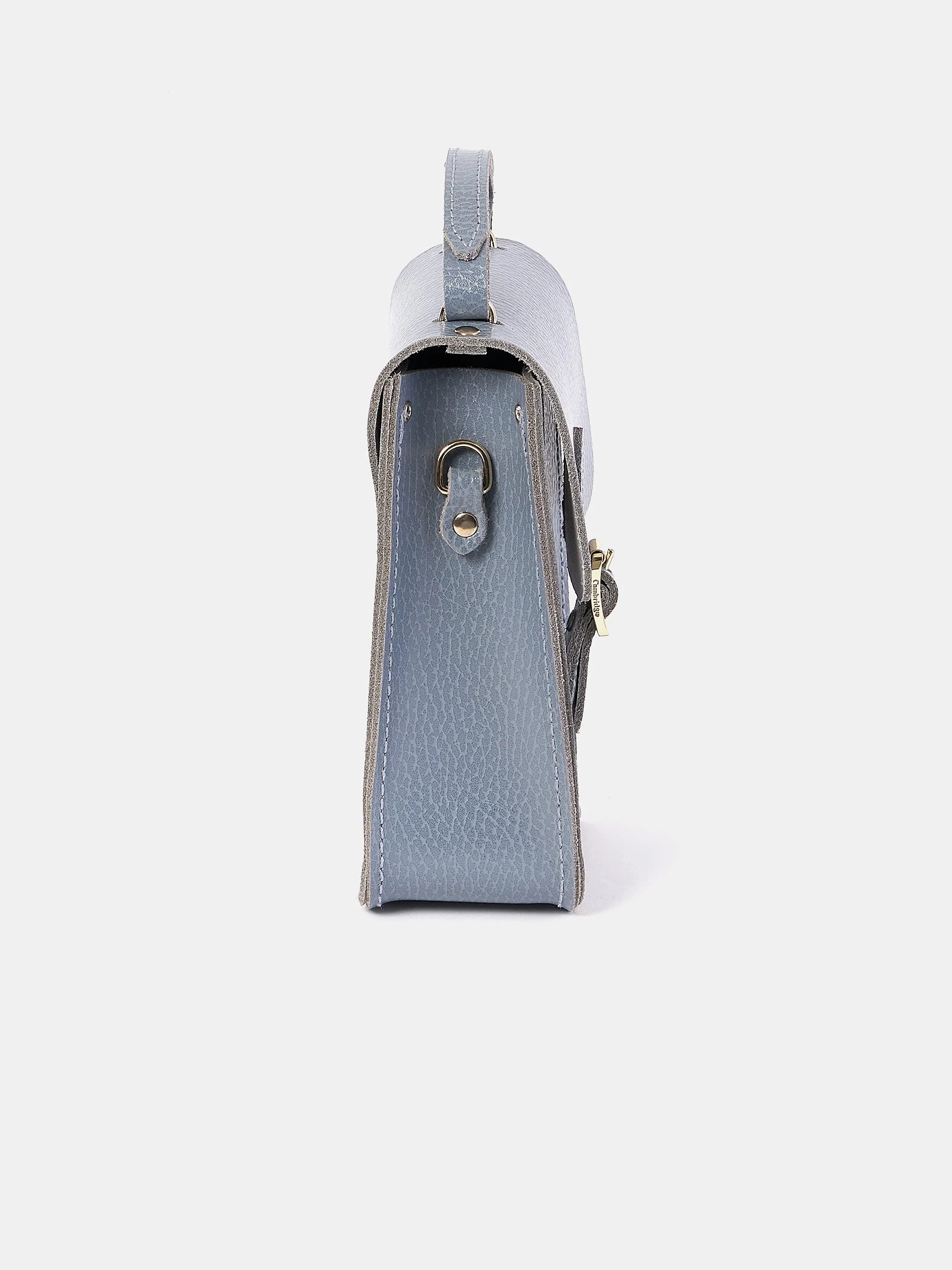 The Mini Binocular Bag - French Grey Celtic Grain - Image 5
