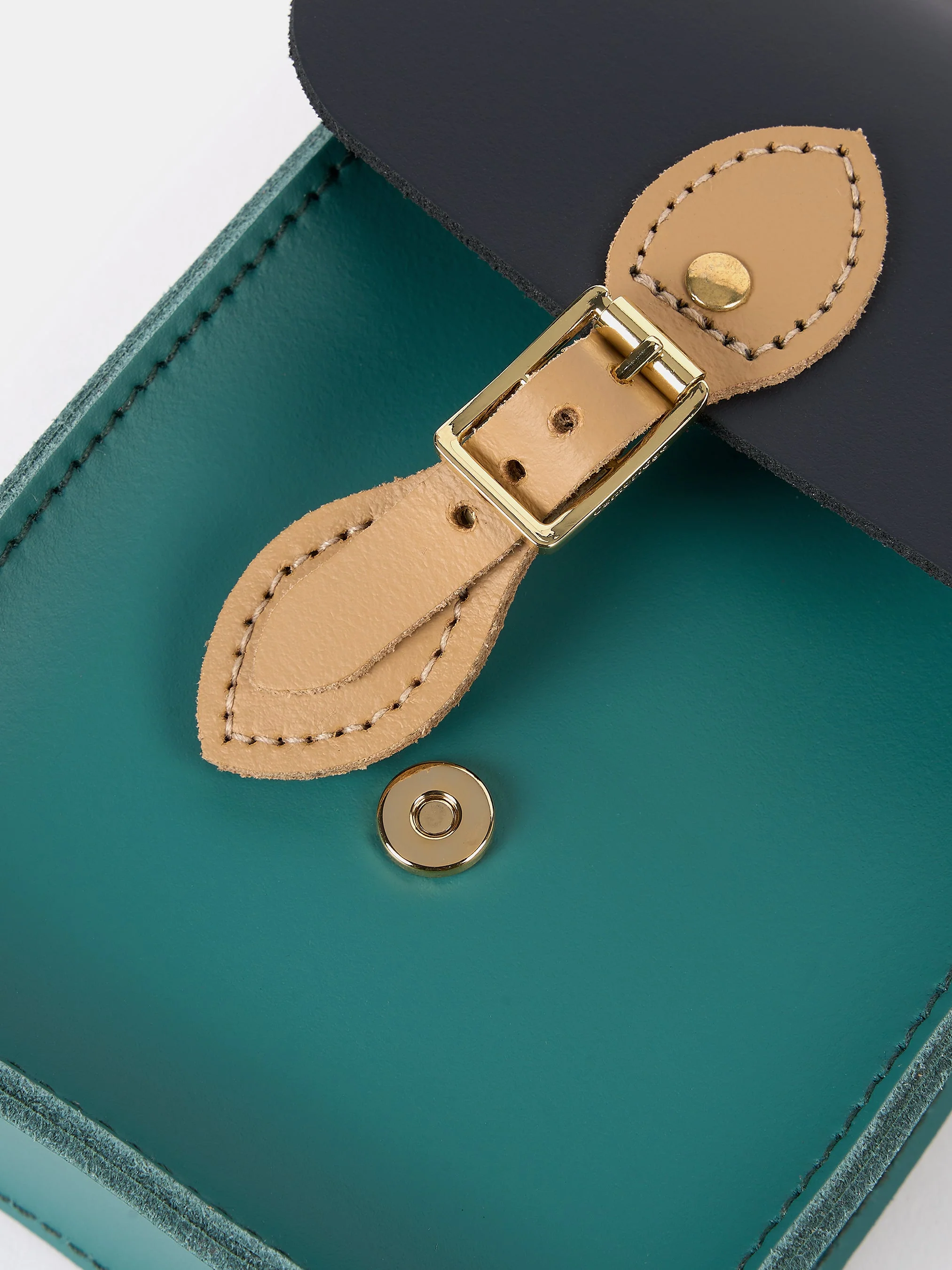 The Mini Binocular Bag - North Sea, Navy & Iced Coffee - Image 7