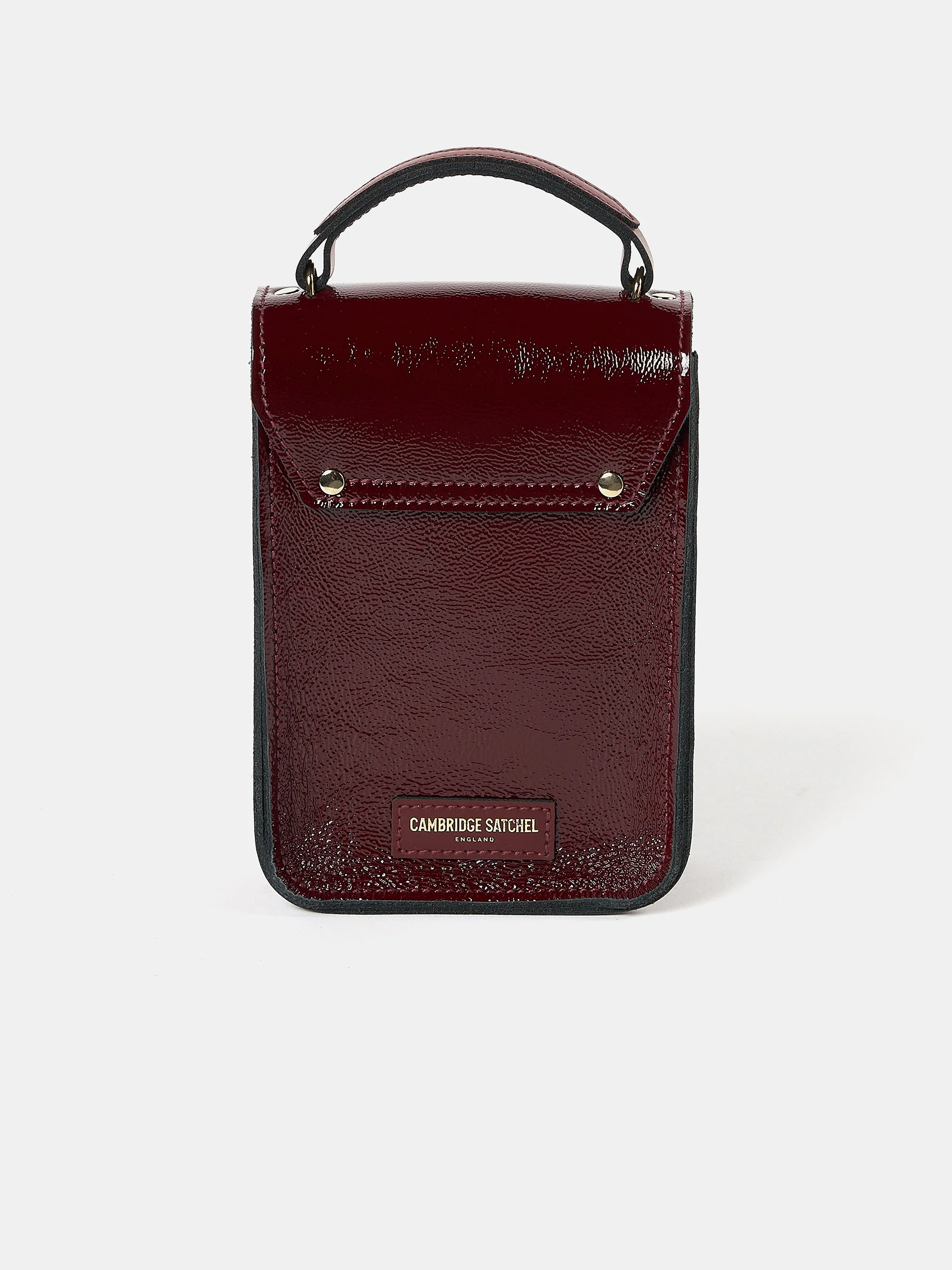 The Mini Binocular Bag - Oxblood Patent - Image 4