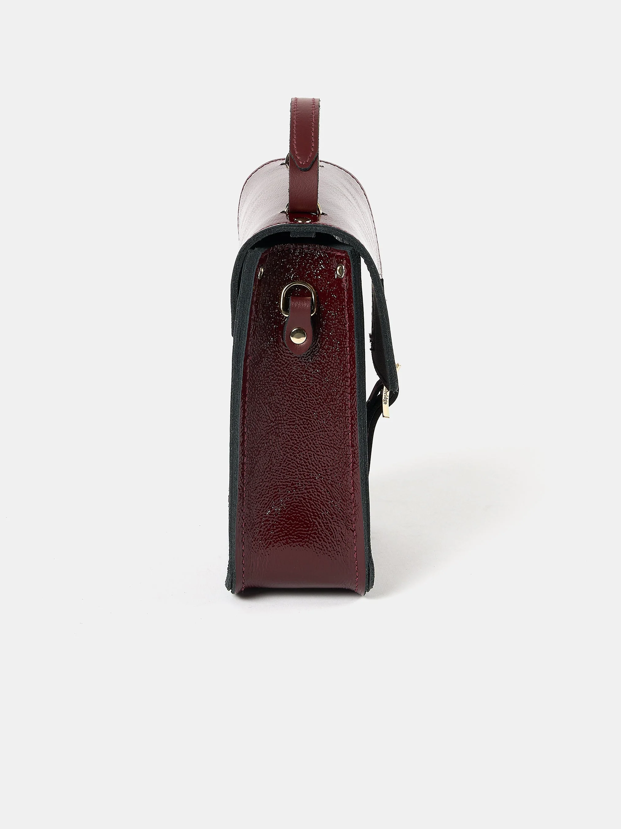 The Mini Binocular Bag - Oxblood Patent - Image 5