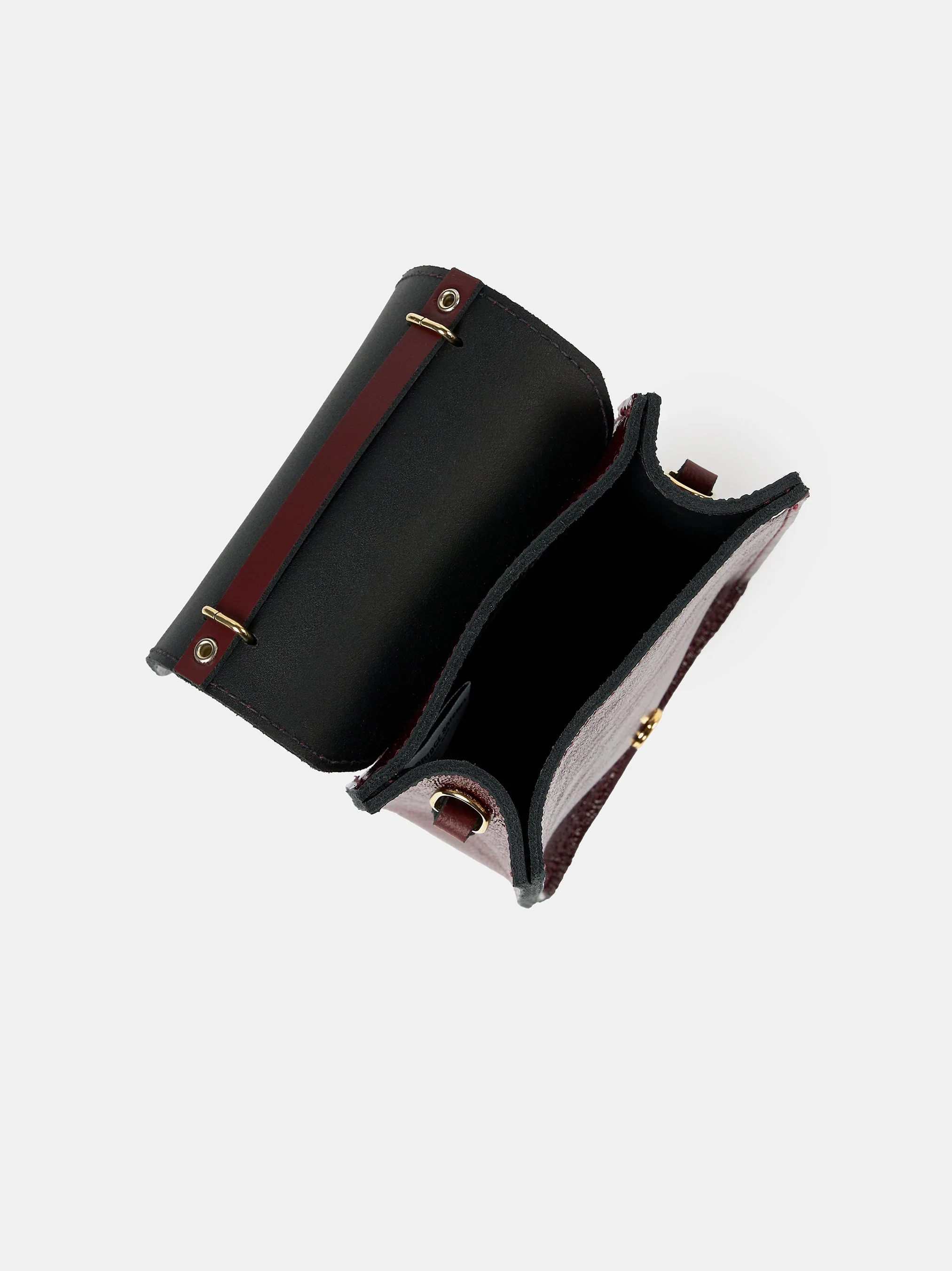 The Mini Binocular Bag - Oxblood Patent - Image 8