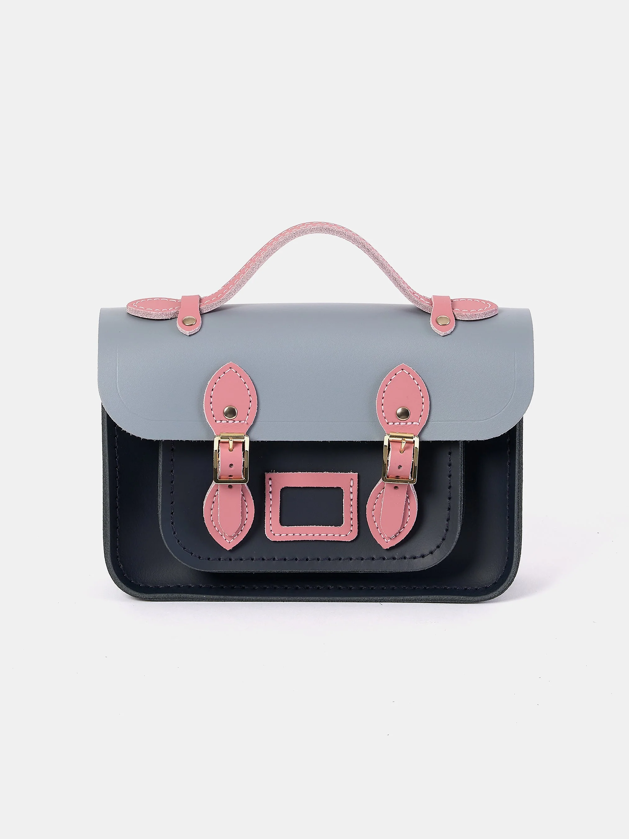 The Mini - Navy, French Grey & Rambling Rose