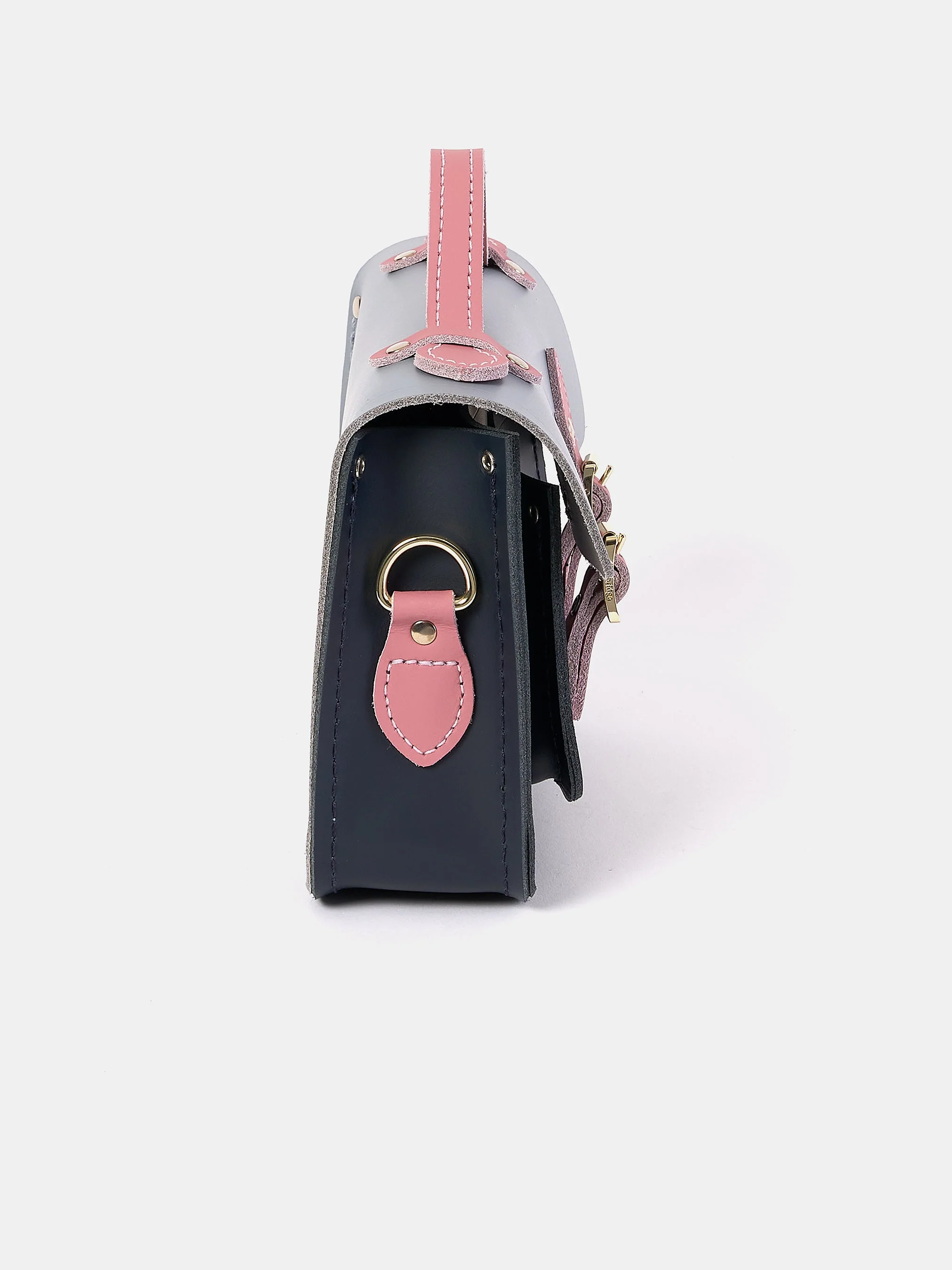 The Mini - Navy, French Grey & Rambling Rose - Image 4