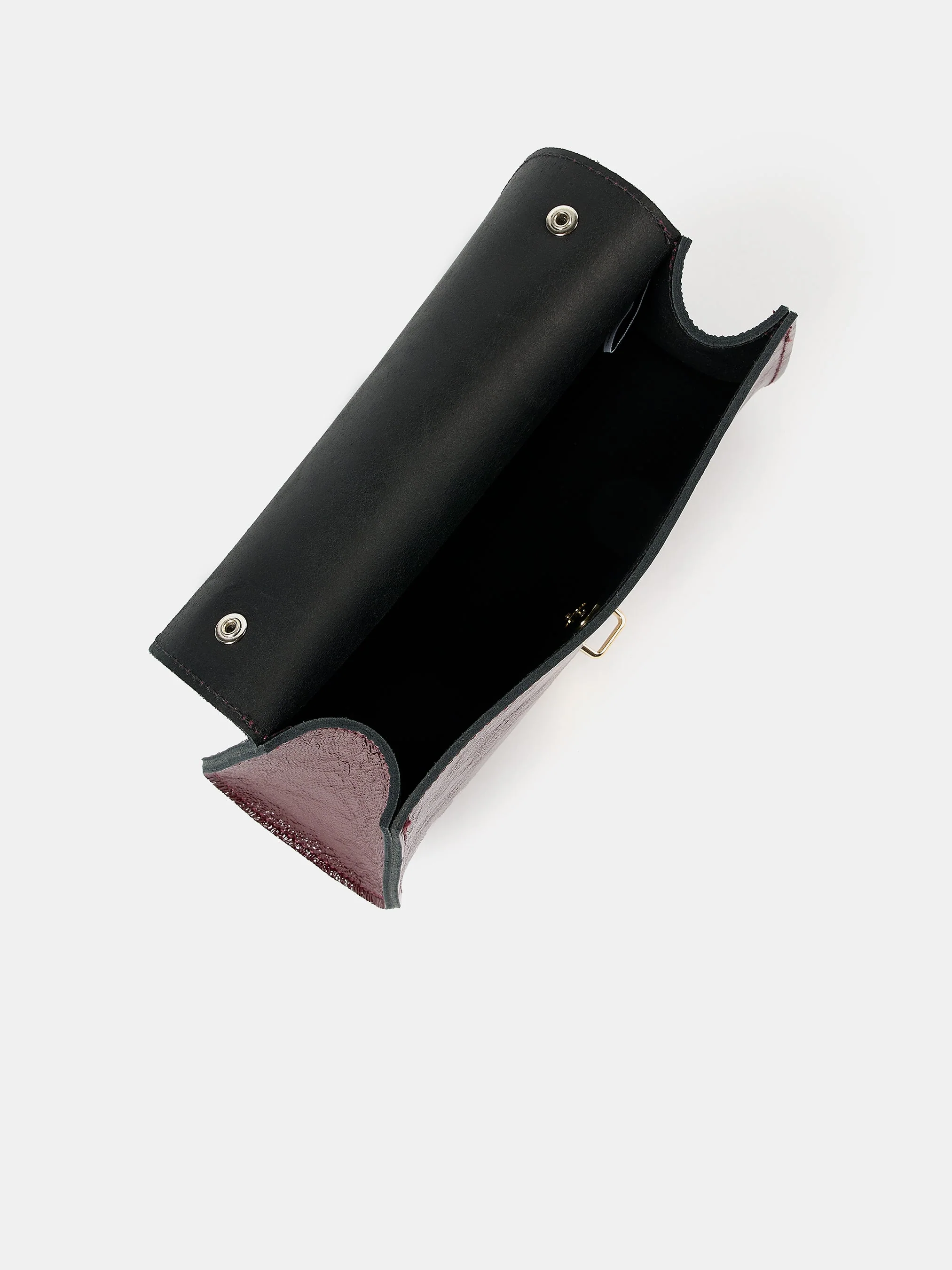 The Mini Poppy - Oxblood Patent - Image 8