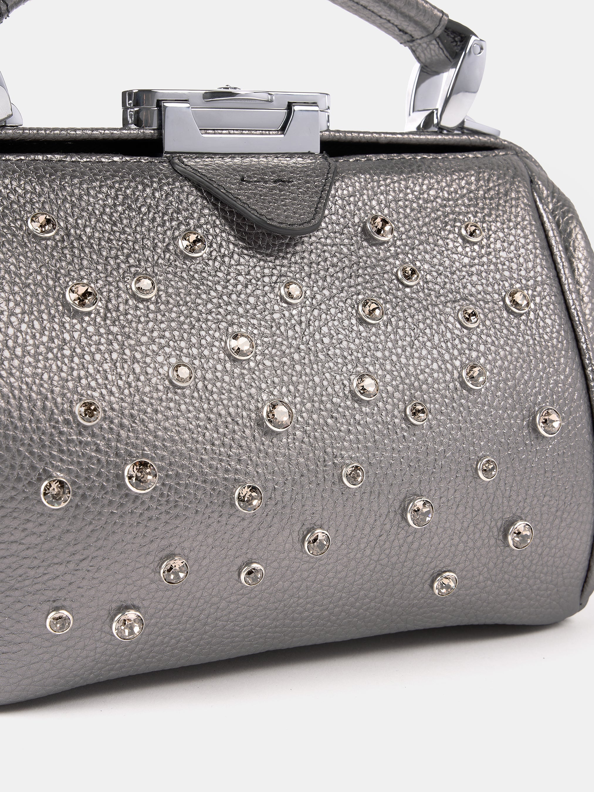 The Mini Sophie - Gunmetal Grain with Swarovski® Crystals - Image 5