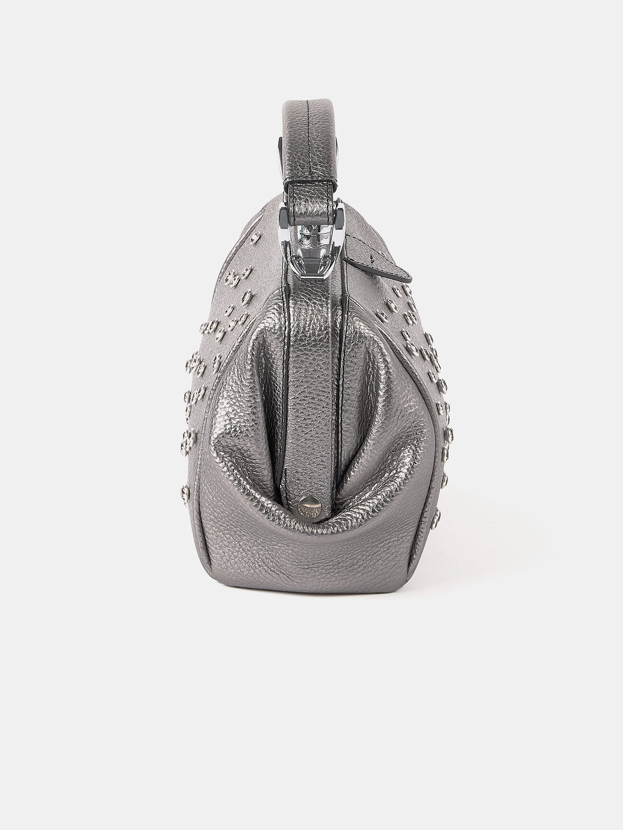 The Mini Sophie - Gunmetal Grain with Swarovski® Crystals - Image 7