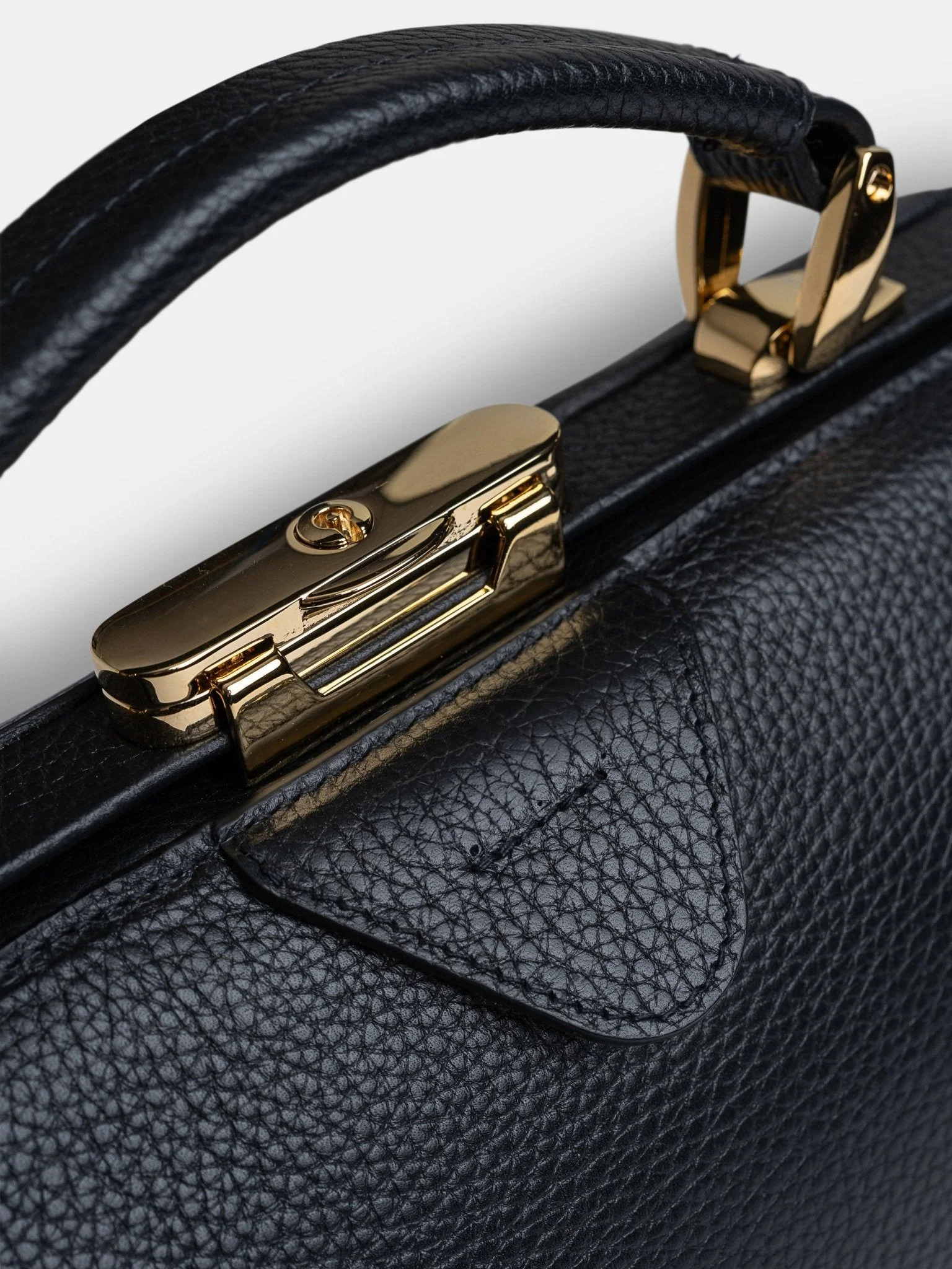 The Sophie - Midnight Black Calf Grain - Image 10