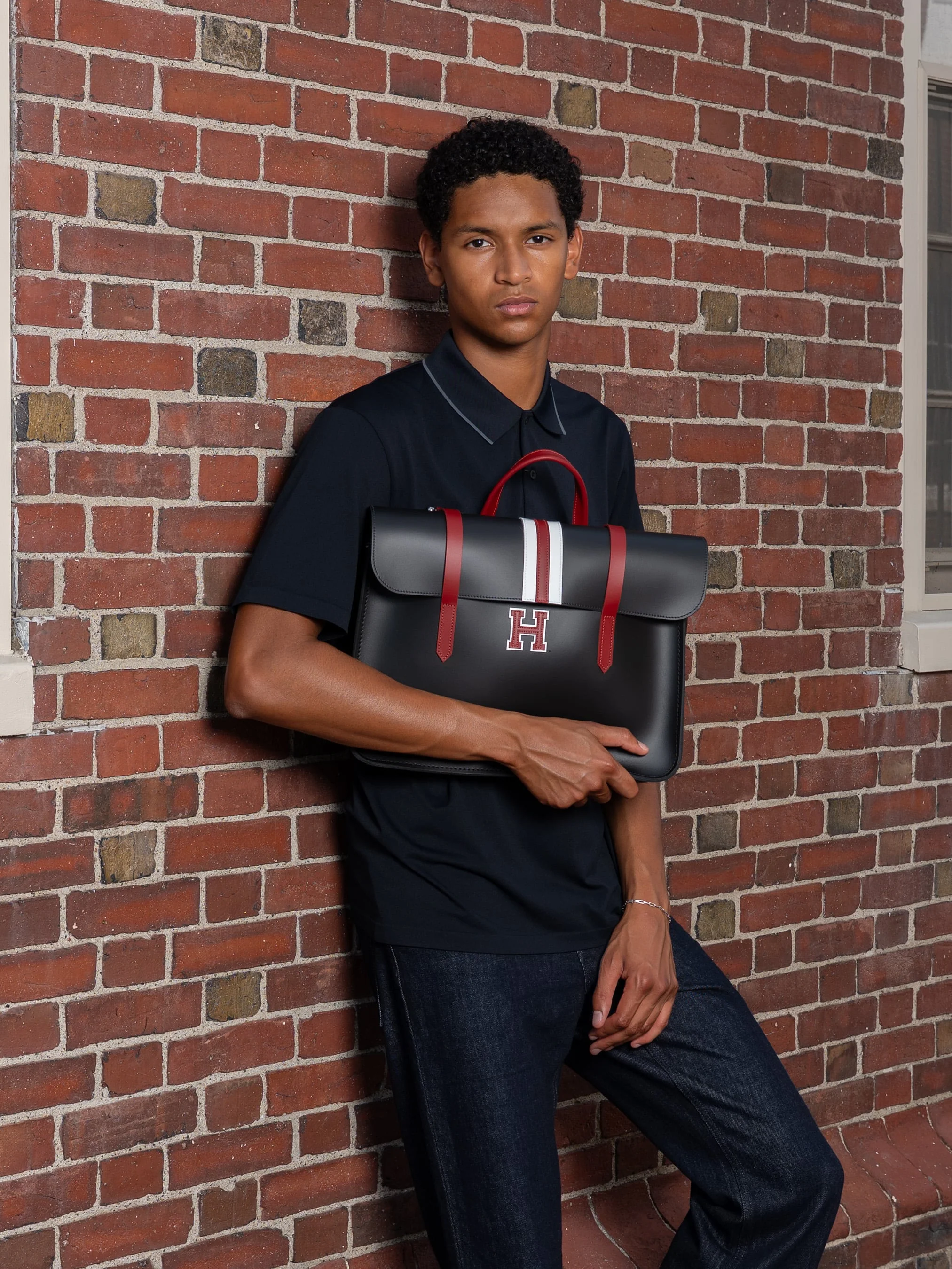 The Music Case - Black with Harvard Stripe - Image 6