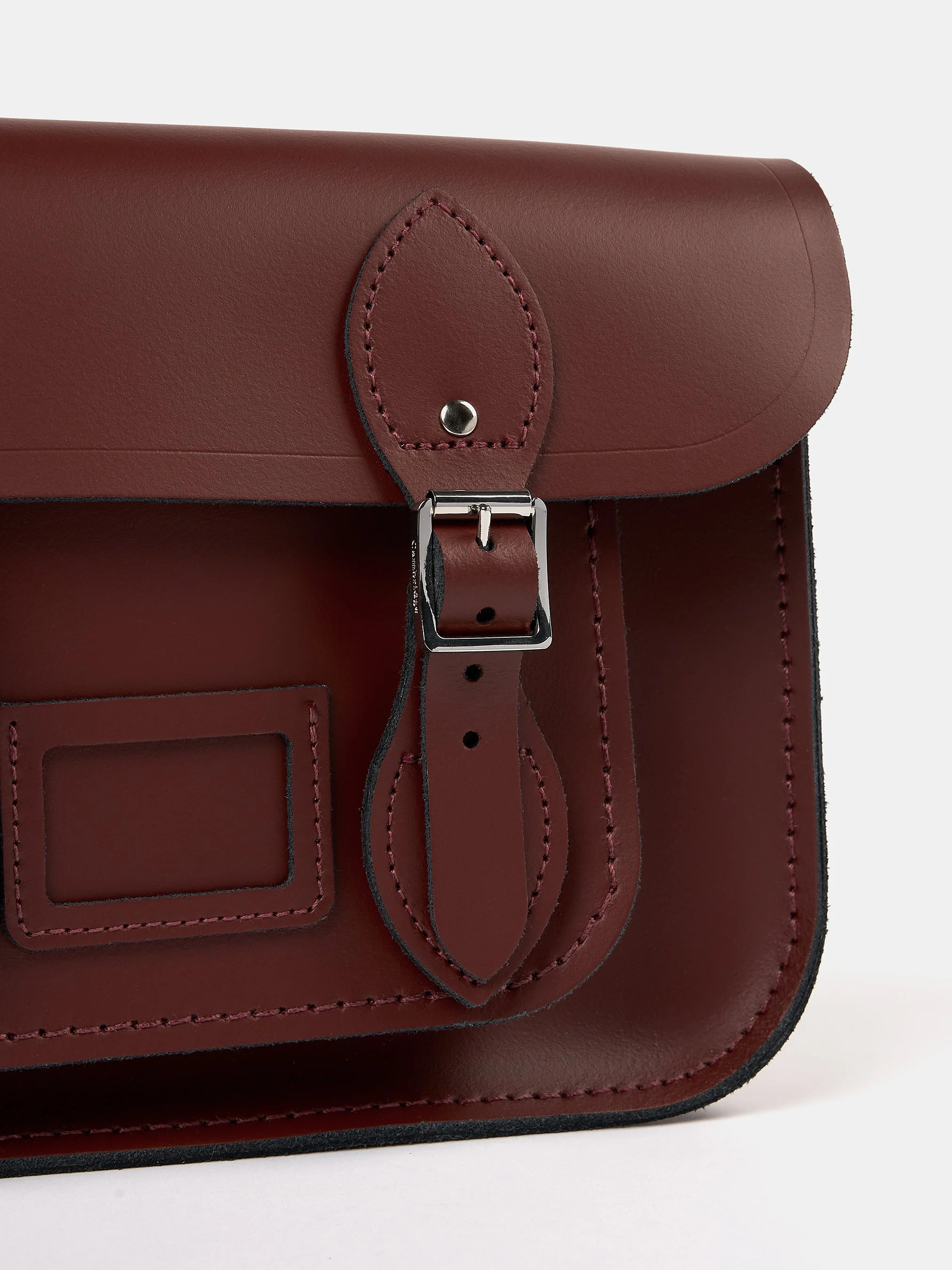 The Satchel Shoulder Bag - Oxblood - Image 5