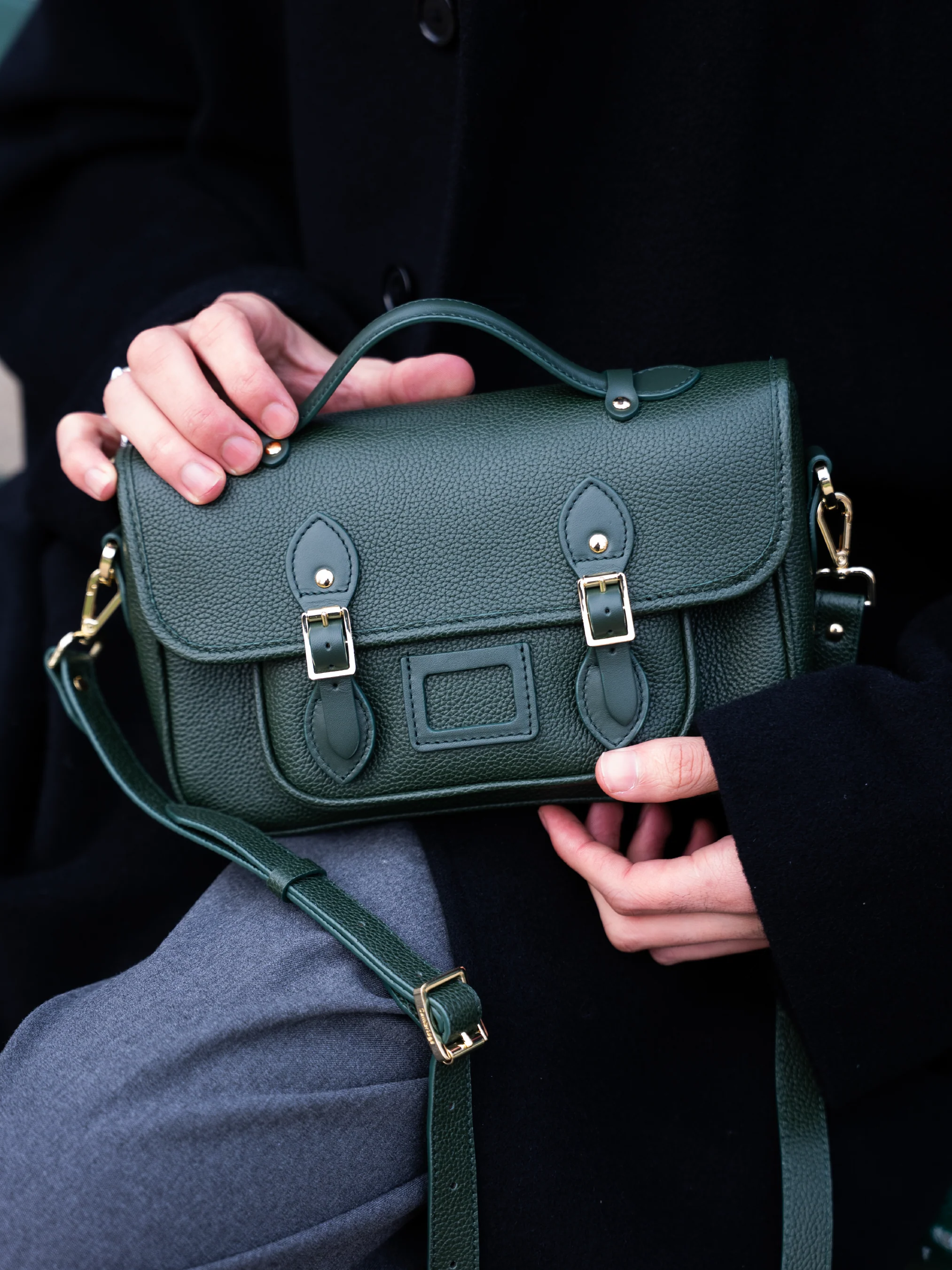 The Soft Satchel - Ivy Calf Grain - Image 6