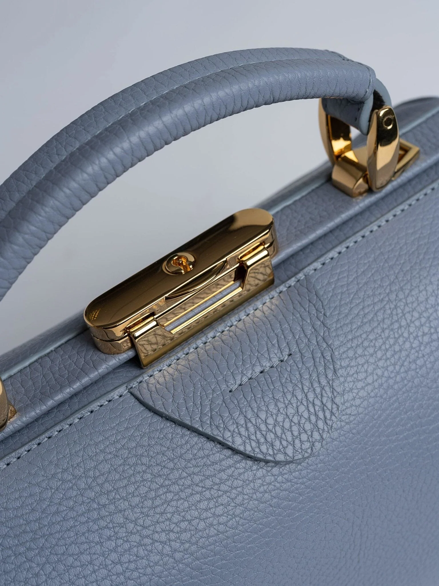 The Sophie -  French Grey Calf Grain - Image 9