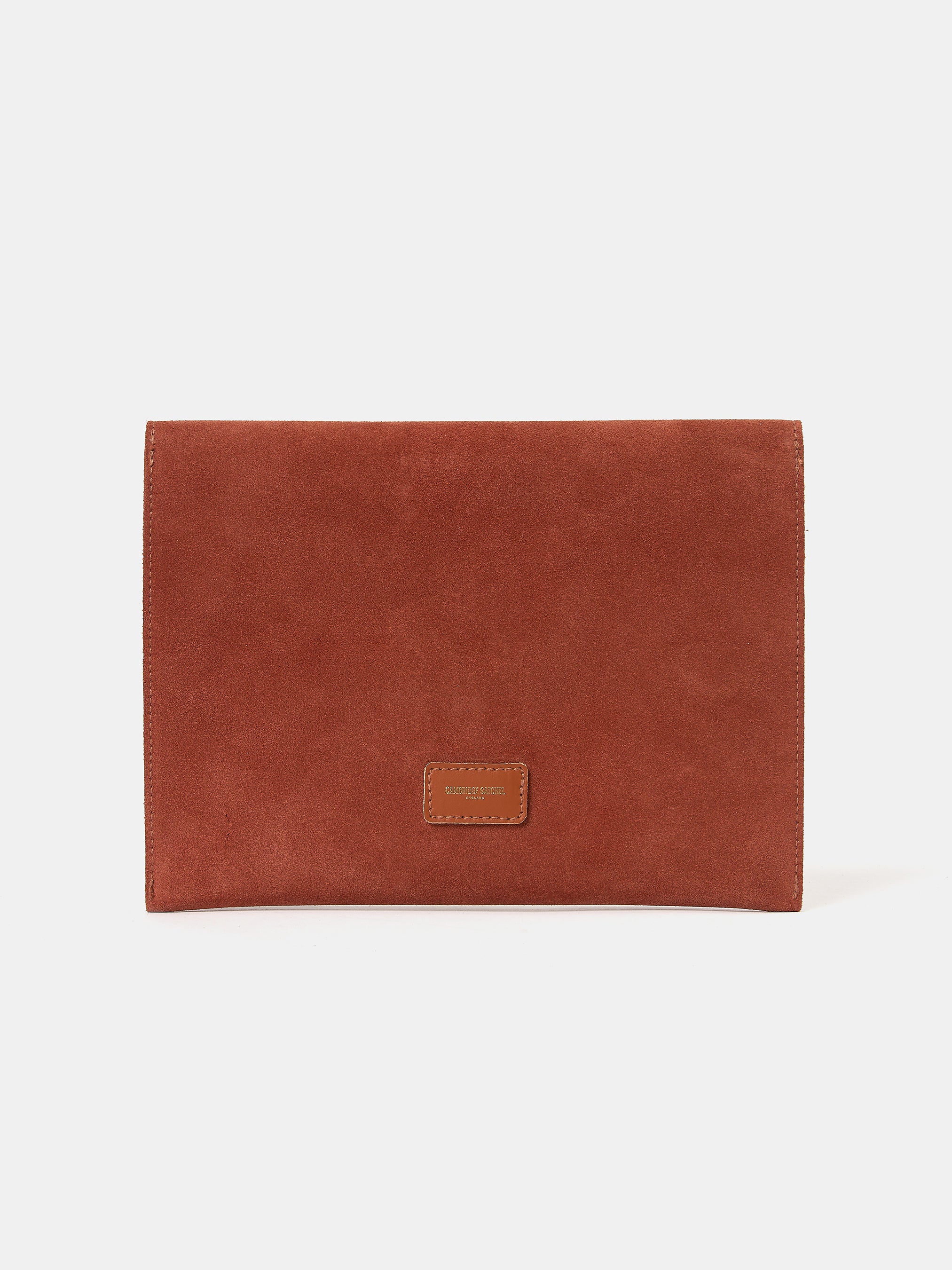 The Twist Lock Pouch - Cinnamon with Suede - Image 5