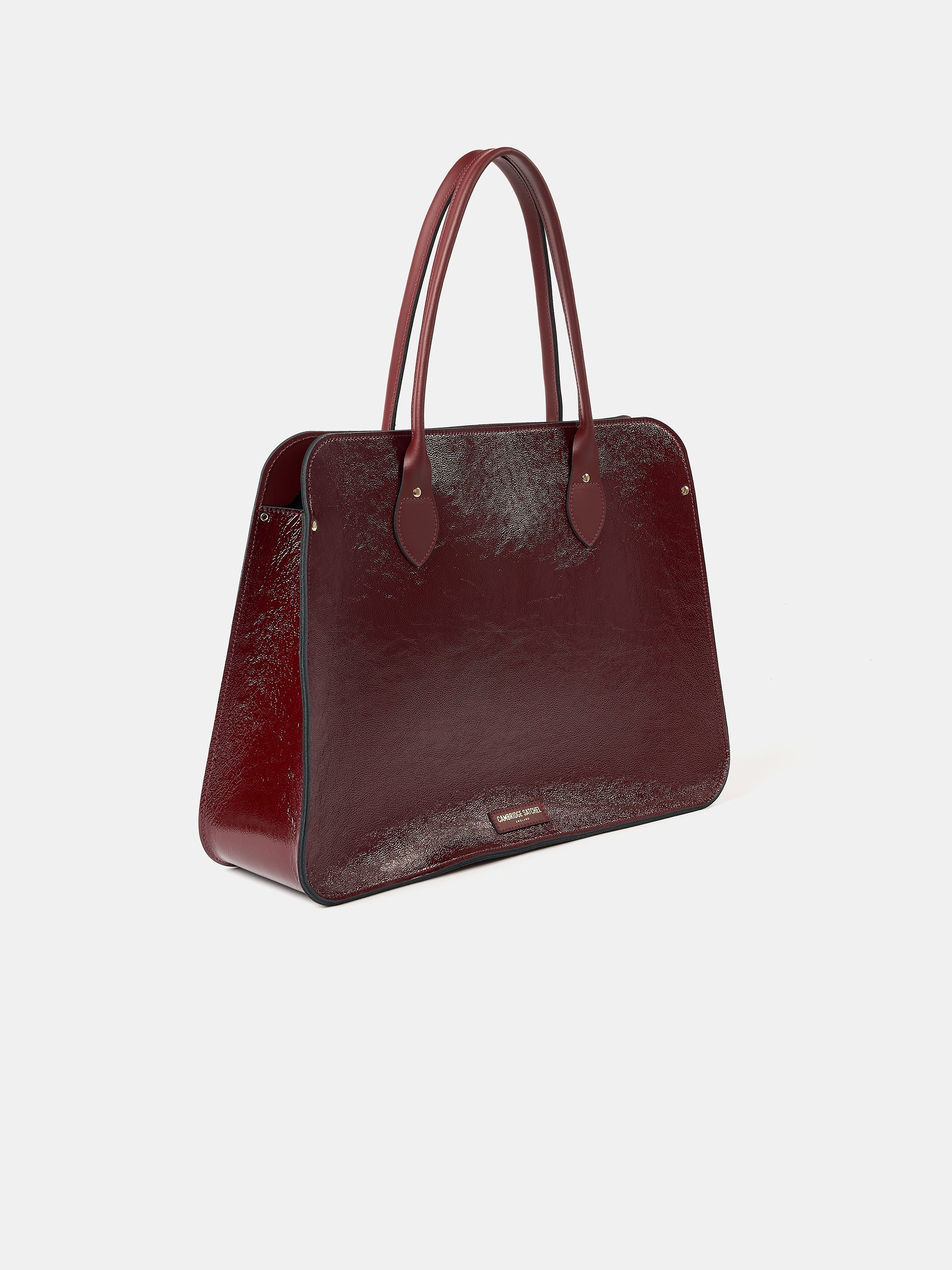 The Work Bag - Oxblood Patent - Image 4