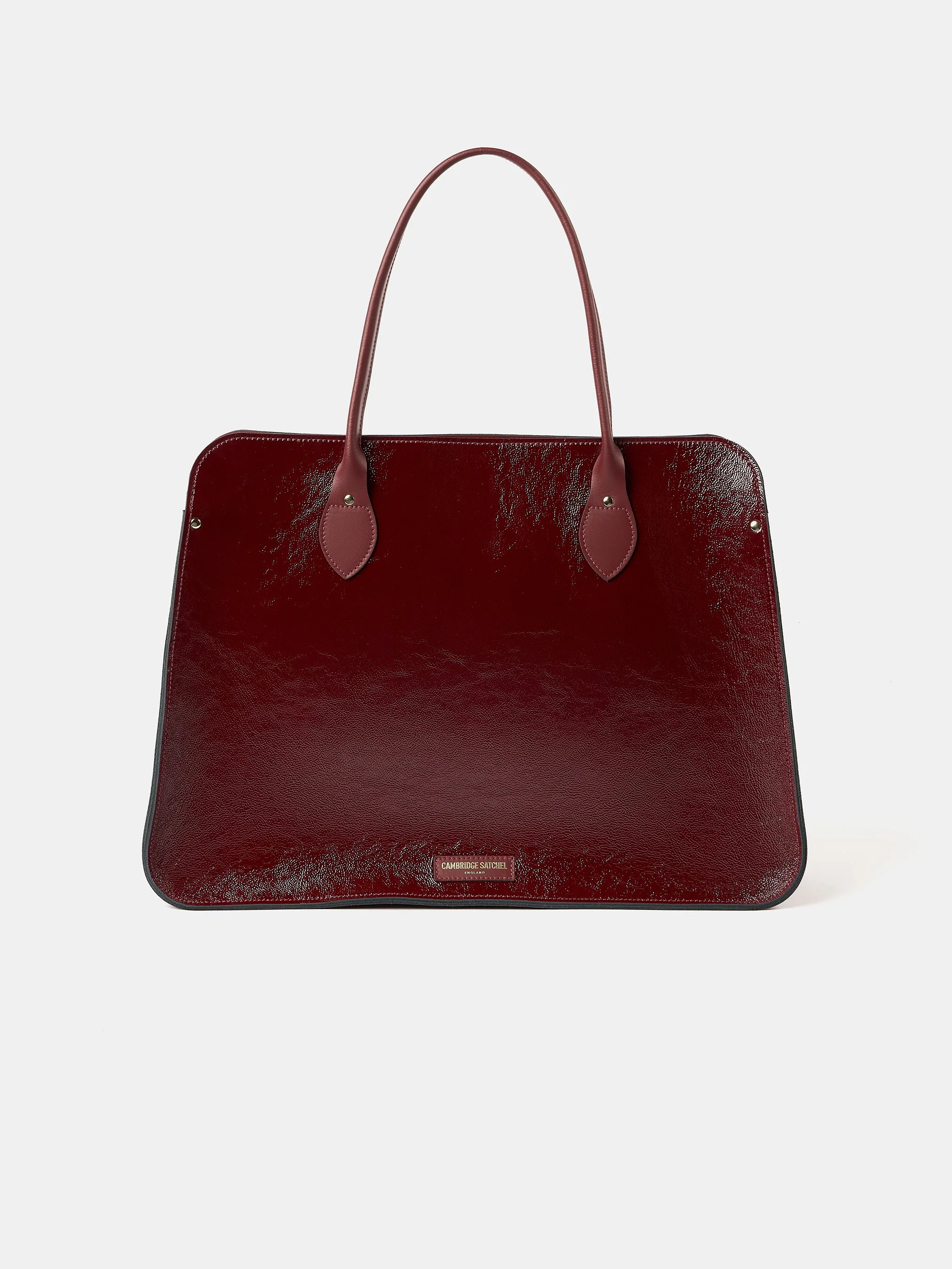 The Work Bag - Oxblood Patent - Image 5