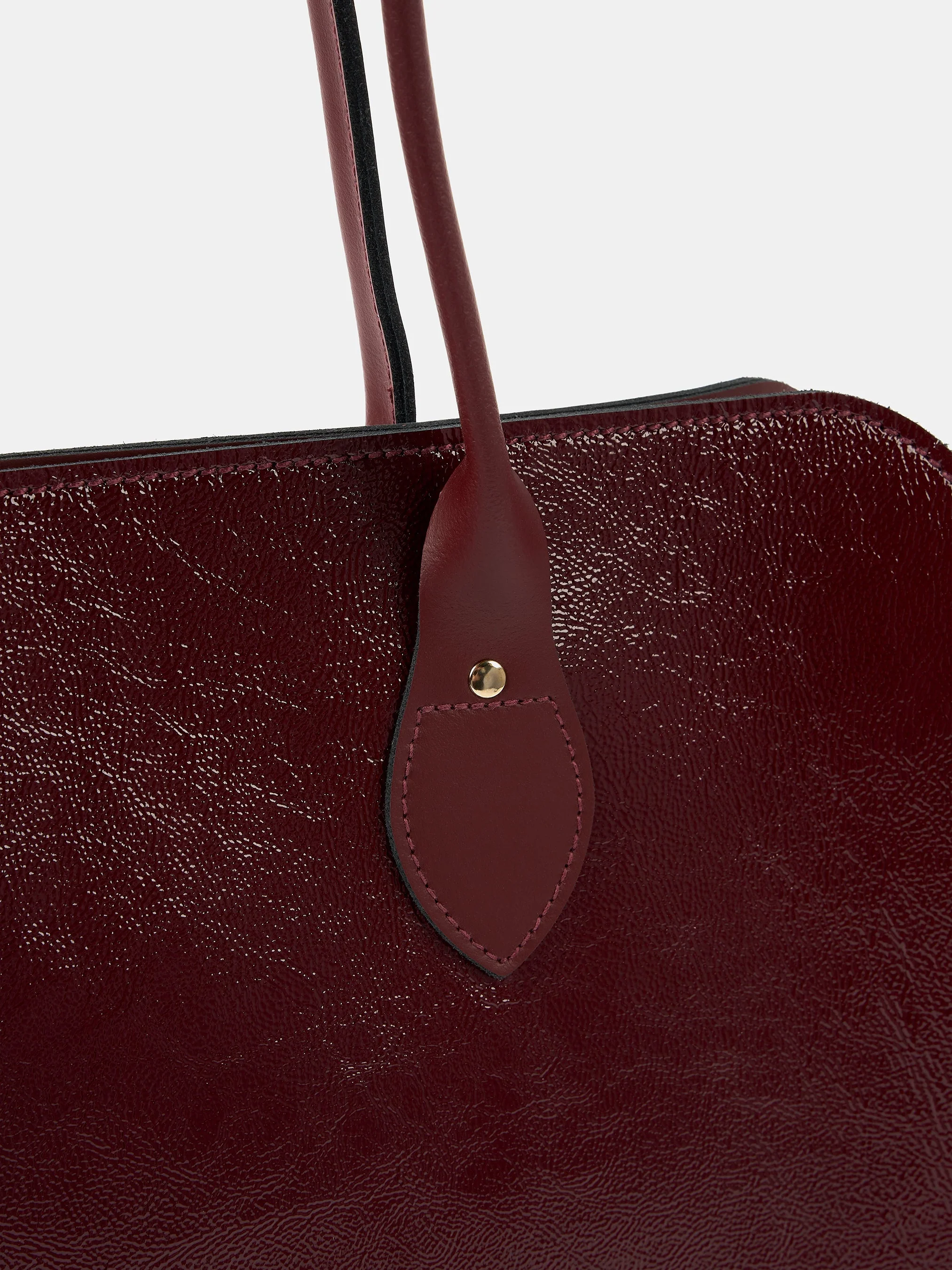 The Work Bag - Oxblood Patent - Image 7