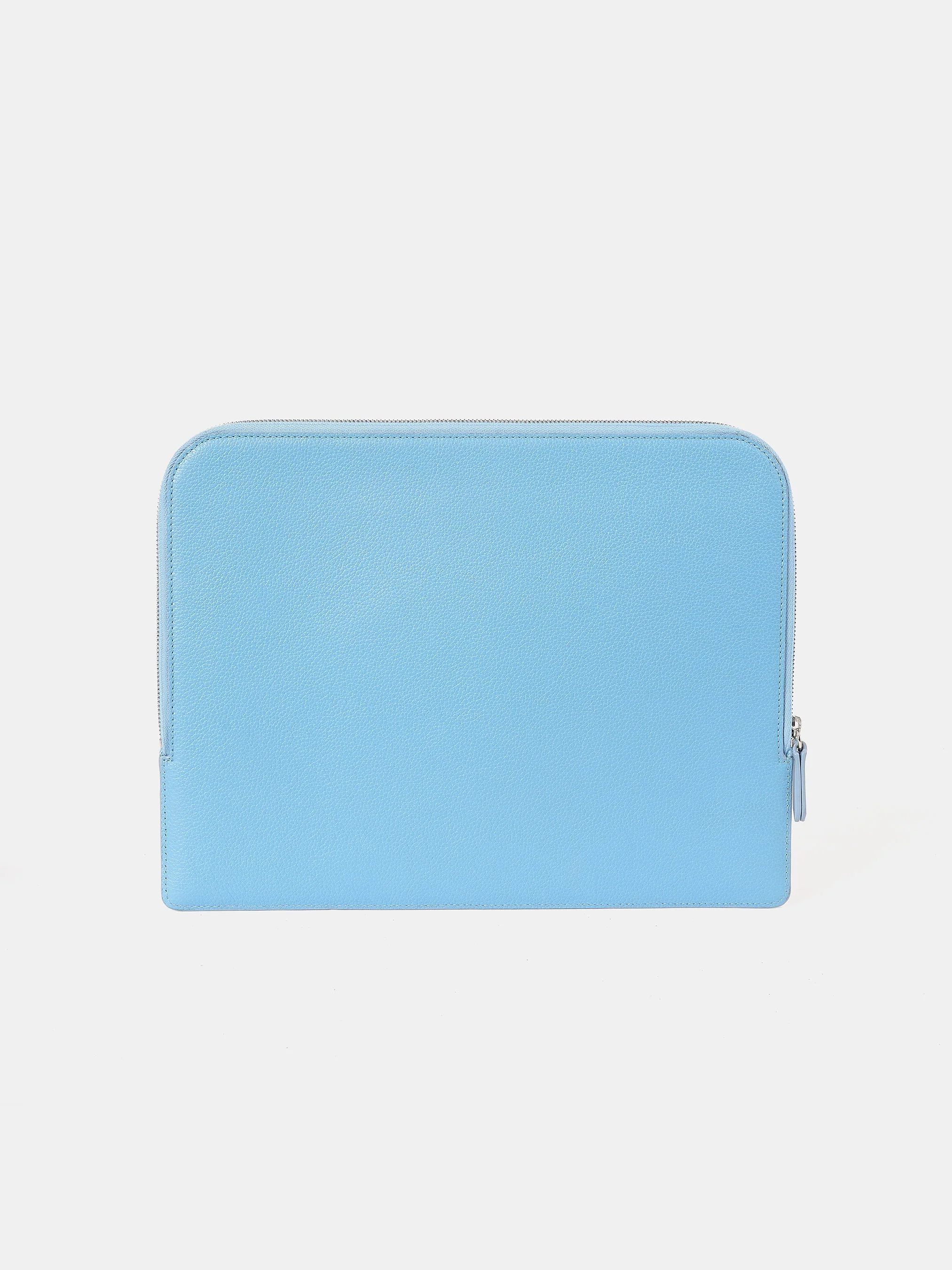 The Zipped Folio - Cloud Blue Calf Grain - Image 4