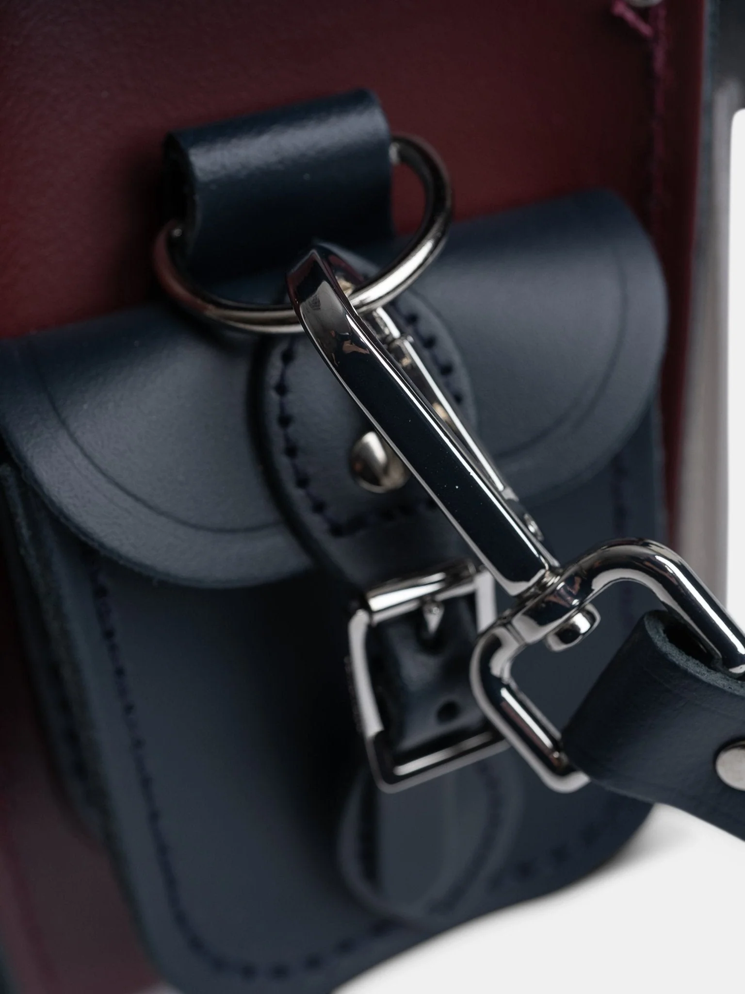 The Traveller - Clay, Oxblood & Navy - Image 6